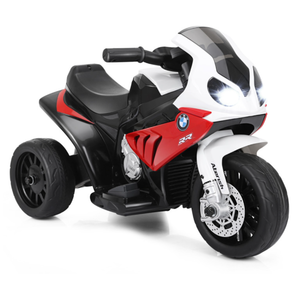 lot 339 image: Costway 6V Kids 3 Wheels Riding BMW Licensed Electric Motorcycle