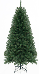 lot 354 image: Costway 6FT Artificial Christmas Tree with 5688301182 Branch Tips and 200250400 Warm White LED Lights (Not Tested. Missing Parts Or Pieces)