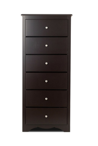 lot 402 image: Sumyeg Cabinet organizer 16-in W x 53.5-in H x 23.5-in D 6 -Tier Freestanding Brown Wood Wrap organizer