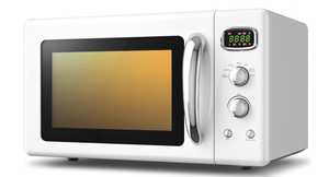 lot 404 image: MAT EXPERT 0.9 Cu.ft Microwave Countertop, Digital Timing & 5 Micro Power, 25L Small Microwave wGlass Turntable & 6 Preset Buttons, Delayed Start Function, 900W Mini Microwave wChild Lock