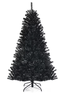 lot 268 image: Costway 72-in Freestanding Lighted Artificial tree