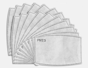 lot 445 image: LOT OF 200 Universal Activated Carbon Replacement PM2.5 Filter for Face Masks (200 Filters)