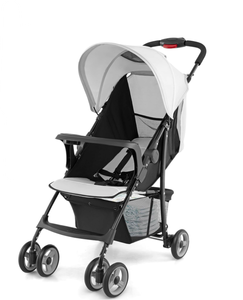lot 245 image: HONEY JOY Lightweight Stroller, Compact Travel Stroller for Airplane, Toddler Fold Pushchair wAdjustable Canopy & Backrest, Storage Basket, Umbrella Stroller for Infants (Gray)