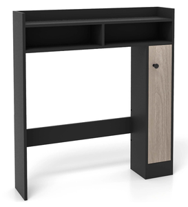 lot 396 image: Costway Bathroom Over the Toilet Floor Storage Organizer with Adjustable Shelves 34.5 x 7 x 39