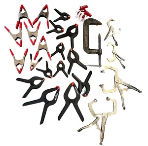 lot 26 image: Collection of Assorted Clamps and Locking Pliers