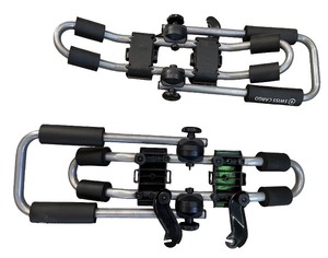 lot 46 image: Swiss Cargo Adjustable Roof-Mount Kayak Rack