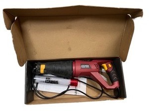 lot 112 image: Chicago Electric Reciprocating Saw with Rotating Handle in Box