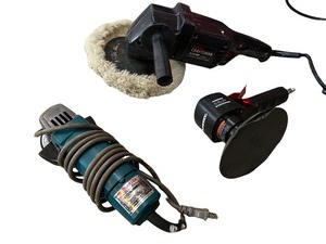 lot 116 image: Set of 3 Power Tools Craftsman Polisher, Husky Sander, Makita Grinder