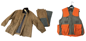 lot 149 image: Avid Outdoor Hunting Vest and Browning Jacket with Pants Set