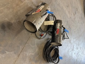 lot 141 image: (2) HeatStar Torpedo Heaters 35,000 BTU with extra hose