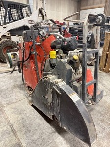 lot 55 image: Husqvarna FS 3500 G EFI self-propelled Concrete floor saw with Kohler Command Pro 37 HP engine