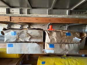 lot 179 image: 4 boxes and 2 bins of rebar safety caps