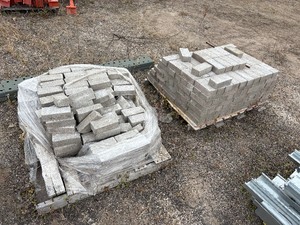 lot 214 image: (2 pallets) Paver blocks, material type unknown
