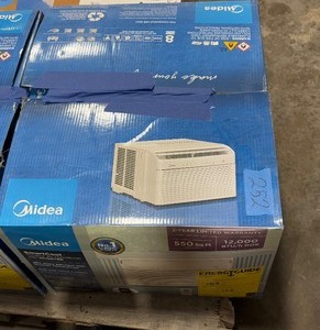 lot 252 image: Midea Smart Coll Room Air Conditioner,  115-Volt , 12000-BTU.  Model #MAW12V1QWT