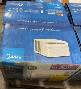 lot 251 image: Midea Smart Coll Room Air Conditioner,  115-Volt , 12000-BTU.  Model #MAW12V1QWT