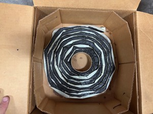 lot 330 image: Trelleborg Pipe seals. 3M A715 Removable Black Line Mask. Carlisle self-adhering waterproofing membrane