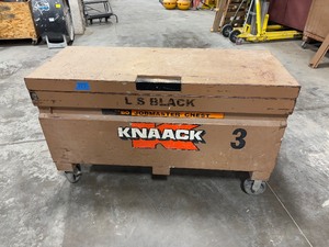 lot 137 image: Job site portable storage box  H 3 x L 5 x D 2