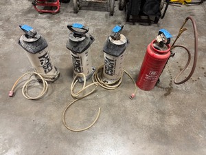 lot 348 image: Concrete sprayers (3) ESCH and (1) Brigade