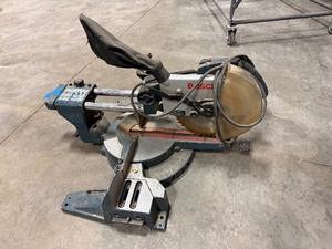 lot 165A image: Bosch 3915 10 slide compound miter saw, corded