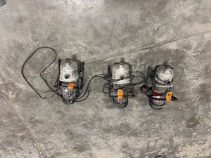 lot 363 image: (3) Portable 1 HP Lawn Pumps Brands include UtiliTech 0024840 Wayne PLS100