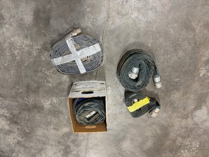 lot 368 image: (4) Suctiondischarge Hoses with quick connect couplings