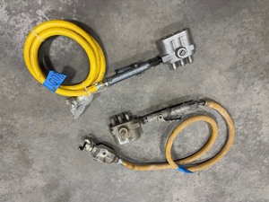 lot 405 image: (2) 3-head Pneumatic Scabblers