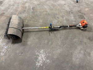 lot 491 image: Stihl Snow Sweeper gasoline powered or can be broom sidewalk sweeper