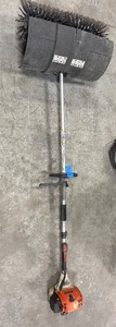 lot 487 image: Stihl Snow Sweeper gasoline powered or can be broom sidewalk sweeper