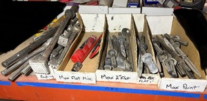 lot 534 image: Hammer chisels, various sizes and brands