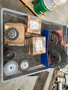 lot 567 image: Knot Wire wheels, Crimped wire wheel, wire cup wheel, various sizes.