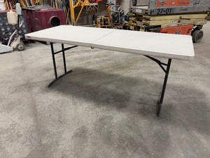 lot 430 image: (3) Lifetime Fold-in-half tables