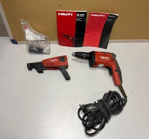 lot 230A image: (1) Hilti SD4500 drywall screw gun (1)SMD 50 Screw magazine attachment, S-DG-D 11X75 Depth gauge