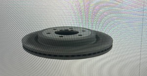 lot 672 image: (2) Brake rotors BRFF-418 for Ford. Note Stock picture used because boxes are unopened.