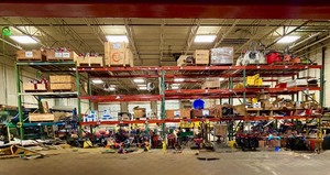 lot 78A image: Pallet racking 42 inches deep by 42 feet long by 12 feet tall.