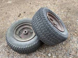 lot 45 image: Two 14-inch Goodyear tires with good 9-inch tread