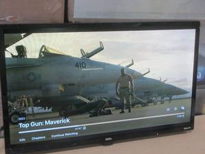 lot 39 image: 32 Inch onn   Class HD (720P) LED Roku Smart Television (100012589)