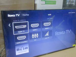 lot 48 image: 55 Inch  Edgeless QLED 4K UHD Roku TV with Voice Remote wr55qx400