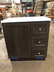 lot 31 image: Bathroom Vanity Damaged Customer Returns See Pictures