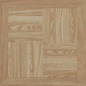 lot 32 image: 12 Boxes of  TrafficMaster Natural Wood Parquet 3 MIL x 12 in. W x 12 in. L Peel and Stick Water Resistant Vinyl Tile Flooring 30 Sq. Ft. Customer Returns See Pictures