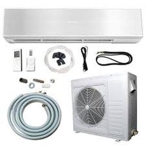 lot 54 image: Dutchless InoorOutdoor Mini Split Inverter Heat Pump Customer Returns See Pictures