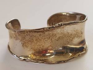 lot 13N image: Silpada Sterling Silver Cuff Bracelet Handcrafted Artisan Style