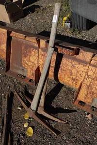 lot 329 image: 2 Picks with Wood Handles