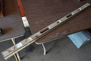 lot 374 image: American 4 Wood and Brass Level