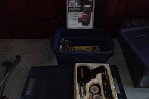 lot 350 image: Drill Sharpener, Solder Iron, Grinding Attachment