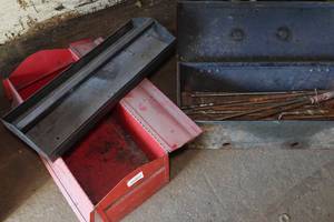 lot 362 image: Tool Boxes with Long Drill Bits
