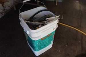 lot 383 image: Bucket of Chains