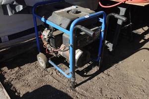 lot 303 image: DeVilbiss 7000 Watt Gas Generator - Runs, NO AC Power - Vanguard 14 HP