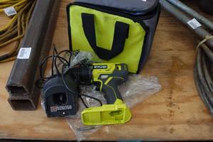 lot 293 image: Ryobi Cordless Drill and Charger
