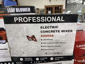 lot 129 image: Professional Electric X2600A Concrete Mixer