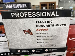 lot 130 image: Professional Electric X2600A Concrete Mixer